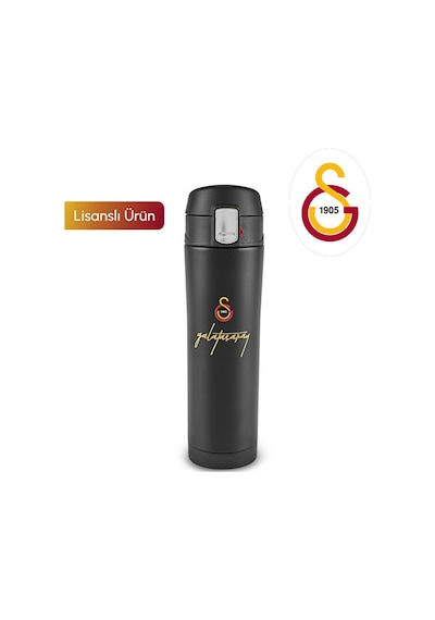 Karaca X Galatasaray Çelik Sızdırmaz Termos Kutulu 450 Ml Gümüş