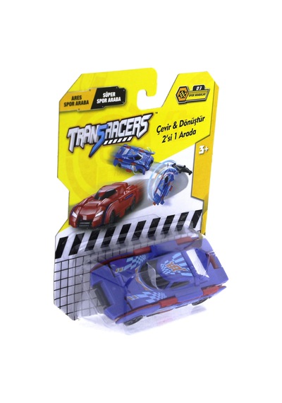 Transracers Dönüşen Araçlar Spor Arabalar Ares / Süper Mavi