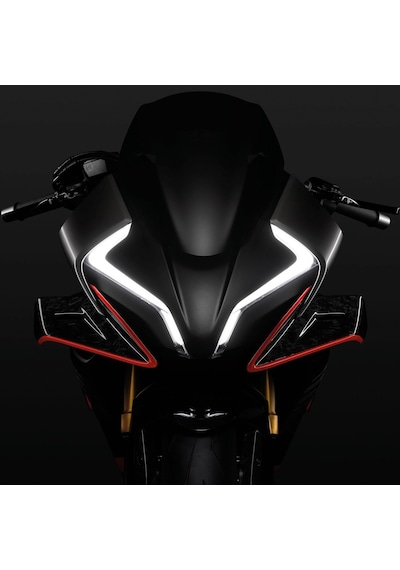 Cfmoto 450sr Ön Kafa Kırmızı Duman Stıcker Etiket Modeli Kaplama