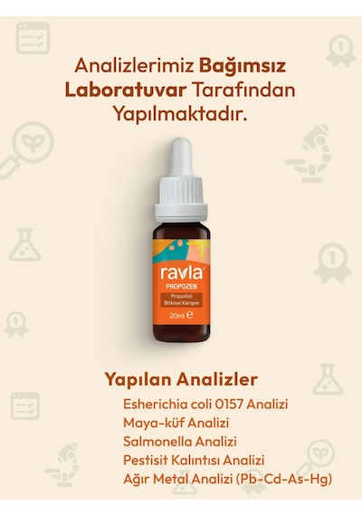 Ravla Propozen Propolisli Bitkisel Karışım - 20ml