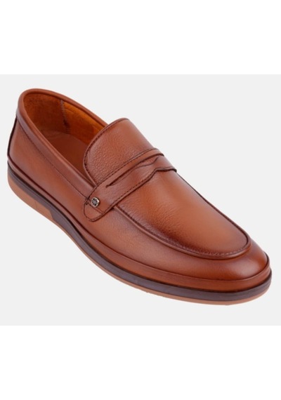 Marcomen 152-17434 Taba Erkek Loafer Günlük Deri Ayakkabı, Taba