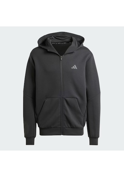Adidas Designed For Training Full-zip Track Erkek Sweatshirt C-adııy1131e50a00 Siyah