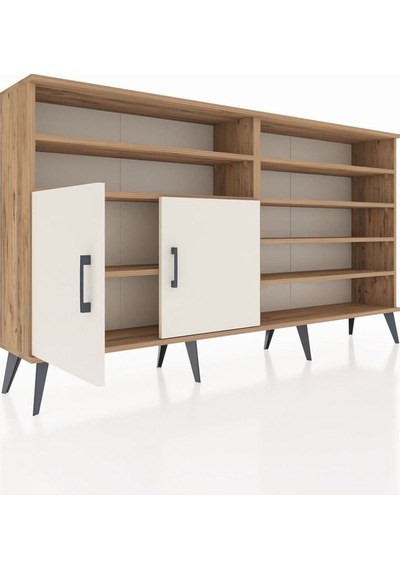 Arges Konsol 7 Raflı 2 Kapaklı 176x30x99 Çam-aytaşı Aytası/aytası - Atlas Çam Arges Konsol 7 Raflı 2 Kapaklı 176x30x99 Çam-aytaşı Aytası/aytası - Atlas Çam