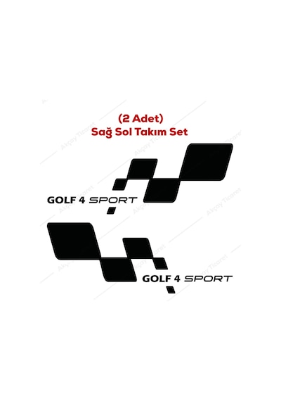 Golf 4 Kapı Altı Sticker Golf 4 Sticker Golf Araba Sticker