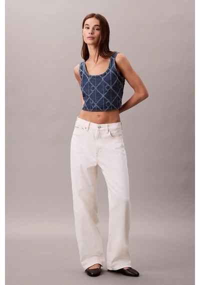 Calvin Klein Tamamı Baskılı Ck Atlantic Kadın Mavi Bluz Lv047d708g-yy2 Mavi