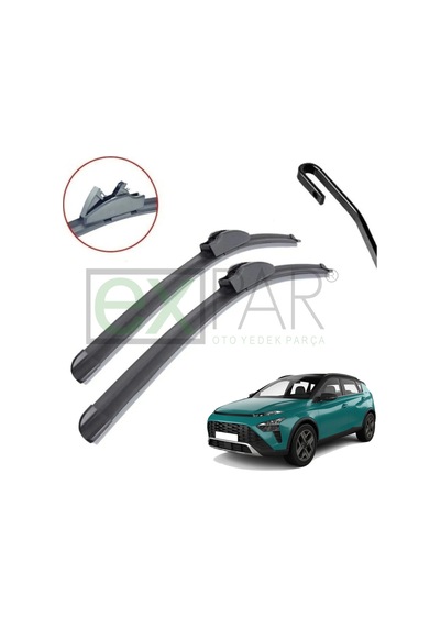 Hyundai Bayon Ön Cam Silecek Süpürgesi Takımı 2021 - 2024 Bayon Silecek Sağ Sol