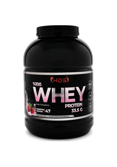 Hos %100 Whey Protein Çilek Aromalı - 1540gr