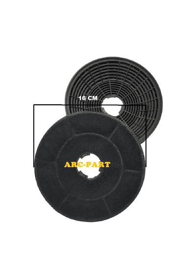 Bosch Uyumlu Dwk65ad60r Davlumbaz Karbon Filtre - 1 Takım 2 Adet