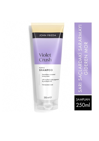 John Frieda Violet Crush Sarı Saçlara Özel Menekşe Özlü Mor Şampuan Tüm Saç Tipleri