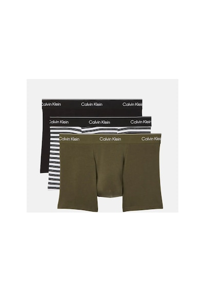 Calvin Klein Relaxed Fıt Trunk 3p, 5vv Yeşil Erkek 3'lü Boxer