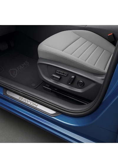 Hyundai Bayon 2021 Üzeri Uyumlu Krom Kapı Eşiği 4 Parça Paslanmaz Çelik Abs Çerçeve