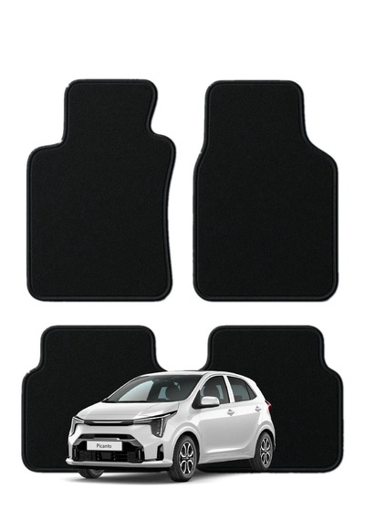 Kia Picanto 3. Nesil 2017 Sonrası Özel Kesim Tam Uyumlu Lüx Oto Halı Paspas , Kia Paspas , Kia Halı Paspas , Kia Picanto Paspas , Picanto Paspas