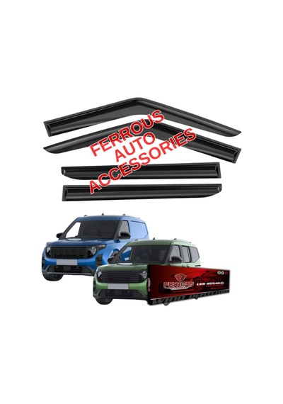 Ford Courier Ferrous Cam Rüzgarlığı 4lü Set 2023 Ve Üstü