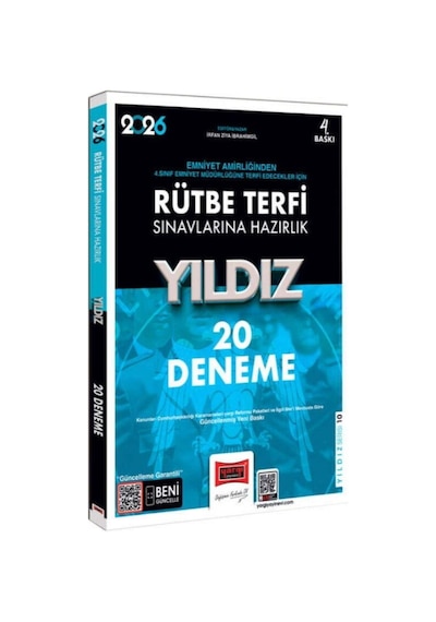 Yargı Yayınları 2026 Rütbe Terfi Sınavlarına Hazırlık Yıldız 20 Deneme