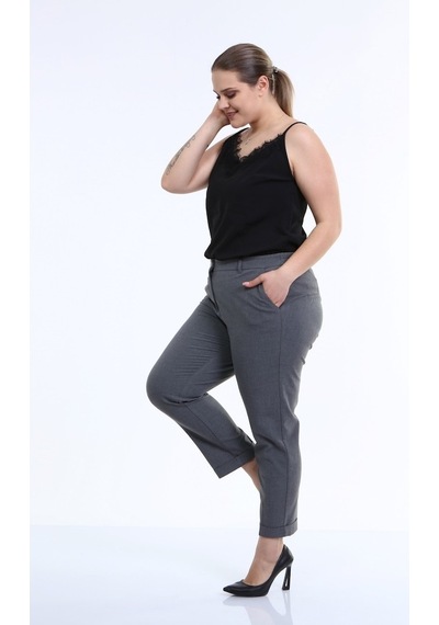 Cep Detaylı Slim Fit Klasik Pantolon (501591782)