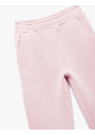 Koton Basic Jogger Kız Çocuk Eşofman Altı 7wkg40015ak Pembe