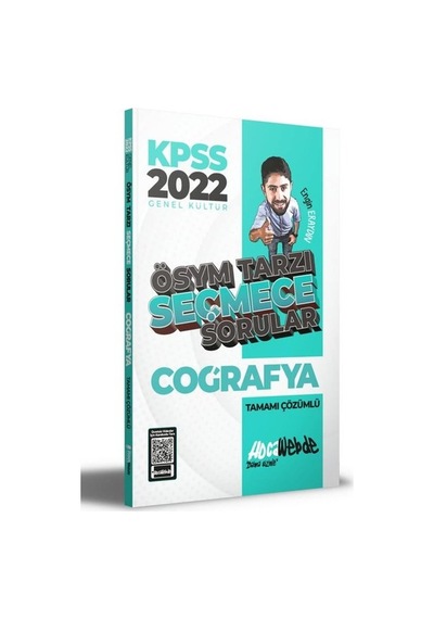 2022 KPSS Coğrafya ÖSYM Tarzı Seçmece Sorular Tamamı Çözümlü Soru Bankası - Engin Eraydın - Hoca Webde Yayınları
