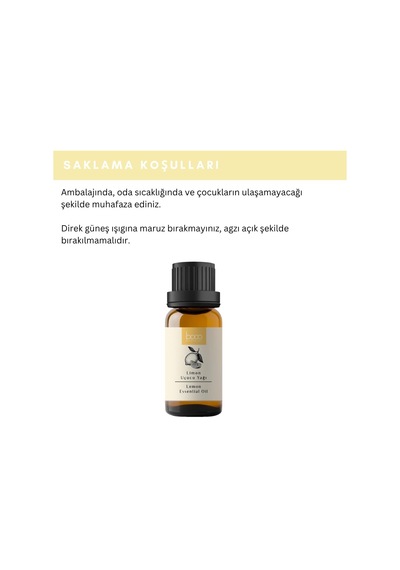 Tr Limon Uçucu Yağı 10 Ml %100 Saf Ve Analizli Citrus Limon Lemon Oil Ferahlatıcı Aromaterapi Diğer