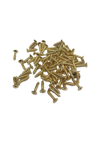 Sarı 1000 Adet Klips Vidası 2,2x9,5 Mm Yhb - Konik Başlı Kutu, Sandık, Ayak, Askı, Mini Vida Diğer