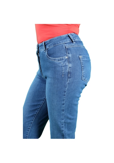 Kadın Orta Mavi Mom Jeans Orta Mavi