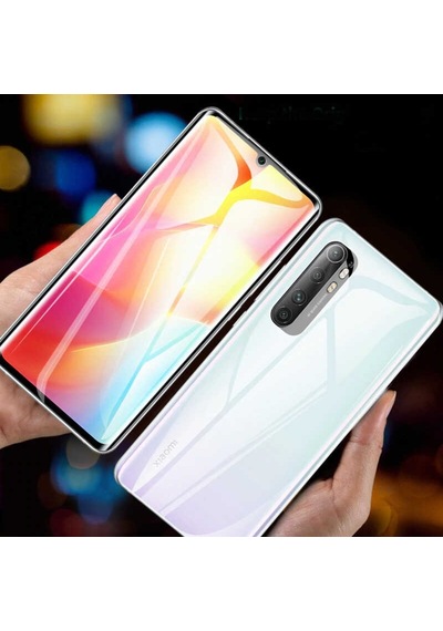Xiaomi Mi Note 10 Lite Nano Pet Full Ekran Koruyucu Siyah