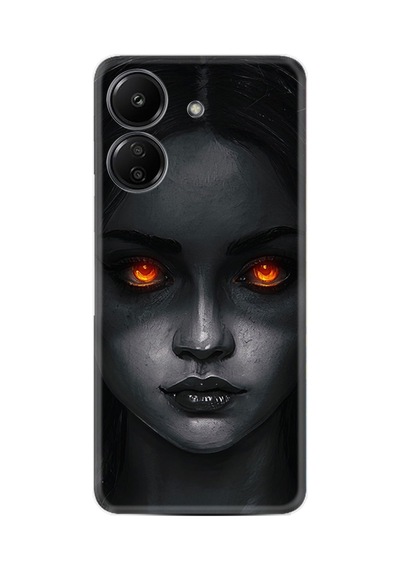 Tecno Spark Go 2024 Kılıf Desenli Silikon Platinium Series Dark Woman 1887