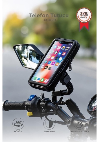 Premium Mobil Aksesuar Dokunmatik Kılıf Telefon Tutucu Jx100 Siyah
