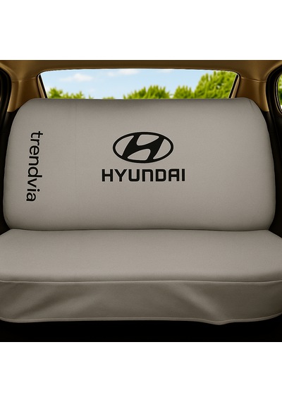 Hyundai Uyumlu Açık Gri Oto Koltuk Kılıfı Takımı Ön Arka Servis