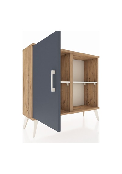 Arges Şifonyer 2 Raflı Tek Kapaklı 88x30x80 Çam-antrasit/aytaşı Antrasit/aytaşı Arges Şifonyer 2 Raflı Tek Kapaklı 88x30x80 Çam-antrasit/aytaşı Antrasit/aytaşı