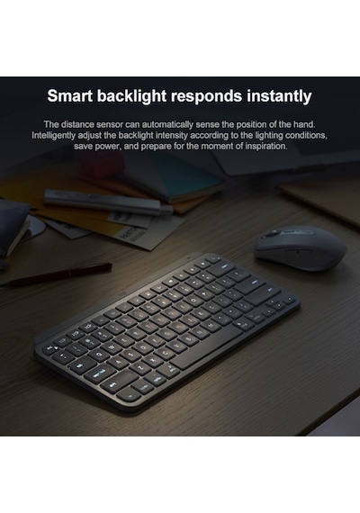 Logitech MX Keys Mini 920-010504 Aydınlatmalı Kablosuz Türkçe Q Klavye