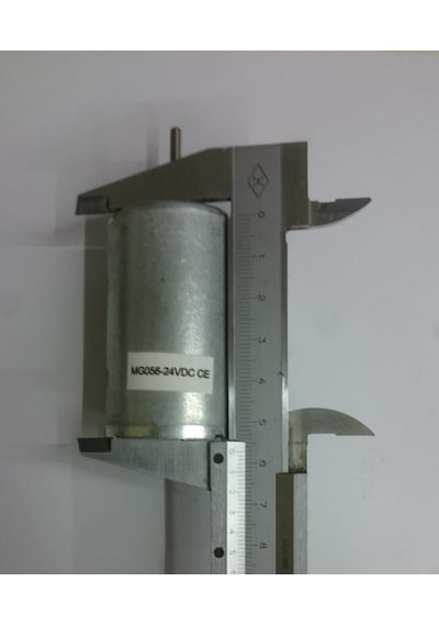 24V Dc 7500Rpm Uzun Milli Motor 37 MM Çap