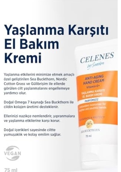 Sea Buckthorn Yaşlanma Karşıtı El Bakım Kremi