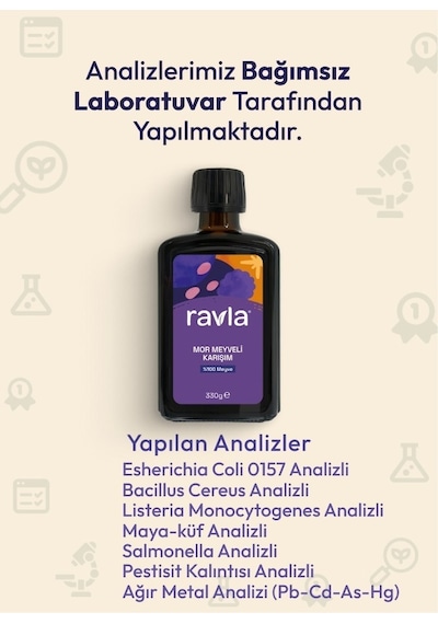 Ravla Mor Meyveli Karışım - 330g