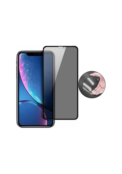 Apple Uyumlu   iPhone Xr Hayalet Seramik Ekran Koruyucu Tam Kaplayan Gizli