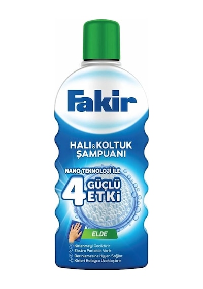 Fakir Elde Yıkama Halı Ve Koltuk Şampuanı Nano Teknoloji İle Ekstra Parlaklık Ve Temizlik Tekli