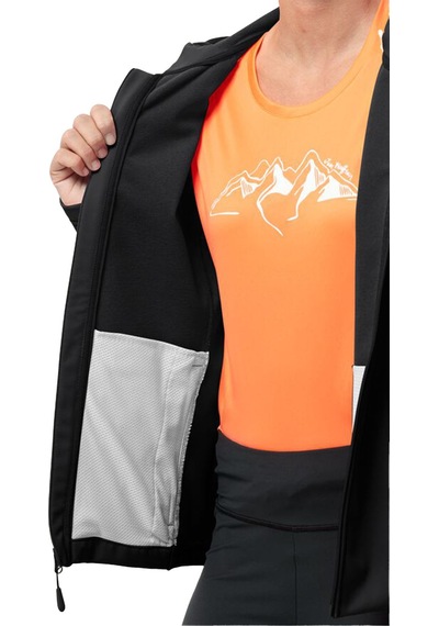 Jack Wolfskin Jack Wolfskın Bornberg Hoody W 6000 Siyah
