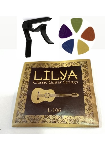 Lilya Klasik Gitar Teli 3'Lü (Kapo) Ekonomik Set