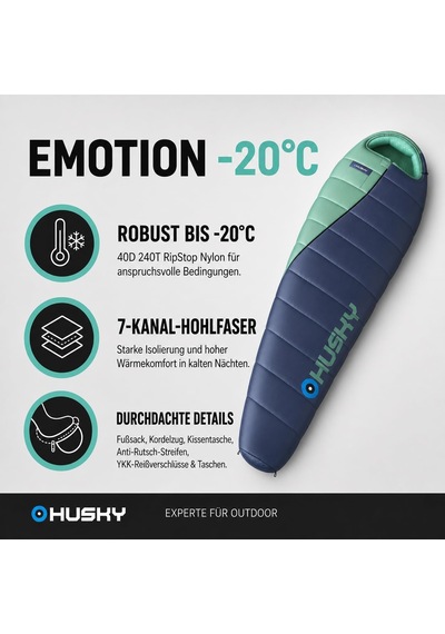 Emotion -20c Uyku Tulumu Mavi/nane Yeşili Genel