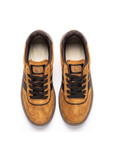V.S.H Velvet Rota Kadın Camel-siyah Sneaker Spor Ayakkabı - Kadın Günlük Ayakkabı-2524
