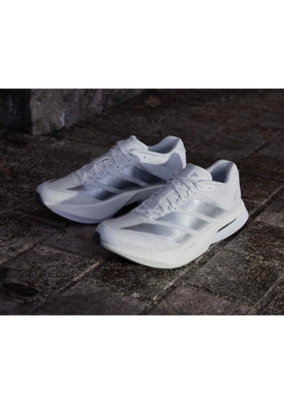 Adidas Adizero Boston 13 W Kadın Koşu Ayakkabısı Js4948 Beyaz