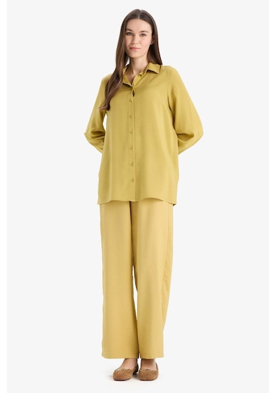 DeFacto Wide Leg Basic Düz Geniş Paça Pantolon E7979AX25SMKH519