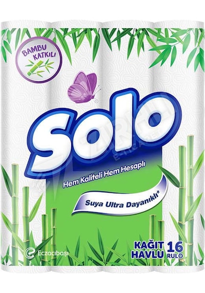 4 Adet Solo Kağıt Havlu 16 Lı Bambu