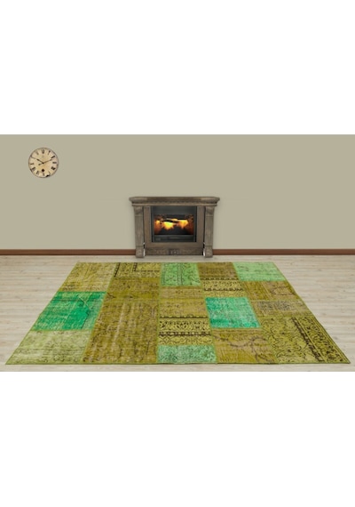 Modern Klasik Patchwork Eskitme Halı 160 X 230 Model 5528