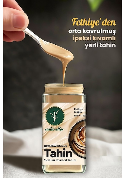 Natureller Tahin Orta Kavrulmuş Fethiye Yerli Susam 280 G