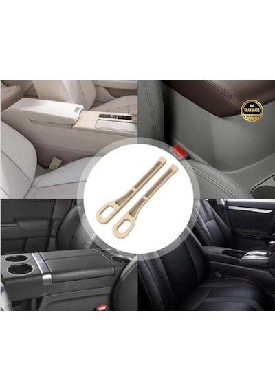 Hyundai İ30 2011-2012-2013-2014-2015-2016-2017 Araba Koltuk Arası Boşluk,doldurucu Organizer, İki Adet Bej Araç İçi,düzenleyici
