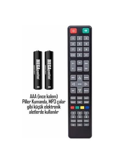 Telvesse Aaa R03 İnce Kalem Pil Kumanda Pili Zn-c 1.5v 4
