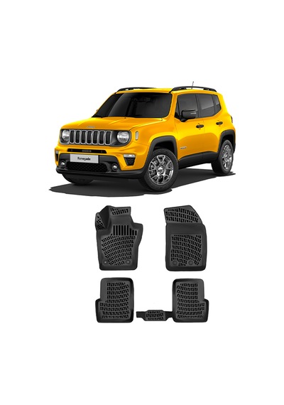Jeep Renegade 2019 Sonrası Btm 3d Havuzlu Paspas