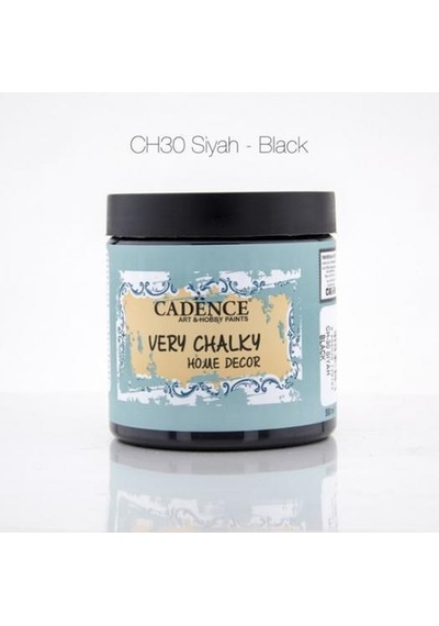Cadence Very Chalky Home Decor Mobilya Boyası 500 Ml. Ch-30 Siyah