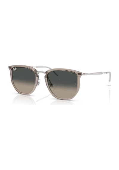 Ray-Ban Rb 4451 680271 50 Unisex Geometrik Şeffaf Gri Kombine Kemik Güneş Gözlüğü Gri