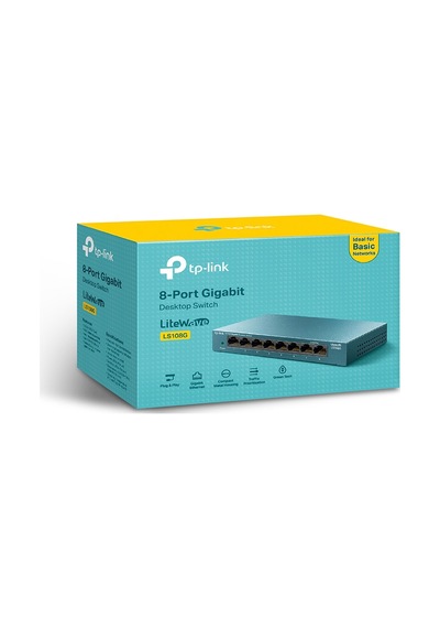 Tp-lınk 8port Ls108g Gıgabıt Yönetilemez Swicth Masaüstü